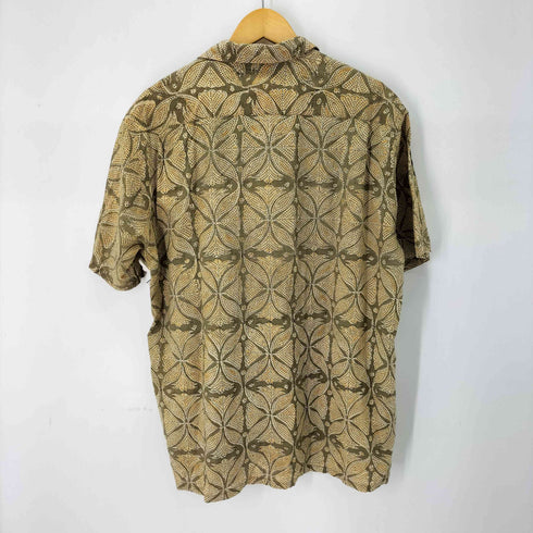 ビームスプラス BEAMS+ Open Collar Block Print メンズ JPN:XL