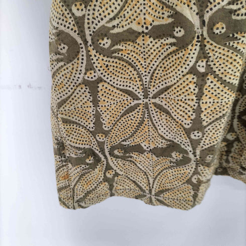 ビームスプラス BEAMS+ Open Collar Block Print メンズ JPN:XL