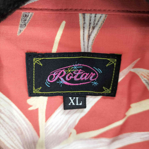 ローター ROTAR Leaf Rayon Aloha Shirt アロハシャツ メンズ import:XL