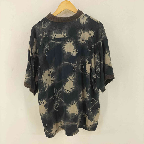 トミーバハマ Tommy Bahama 総柄SSシルクポロシャツ メンズ import:XL