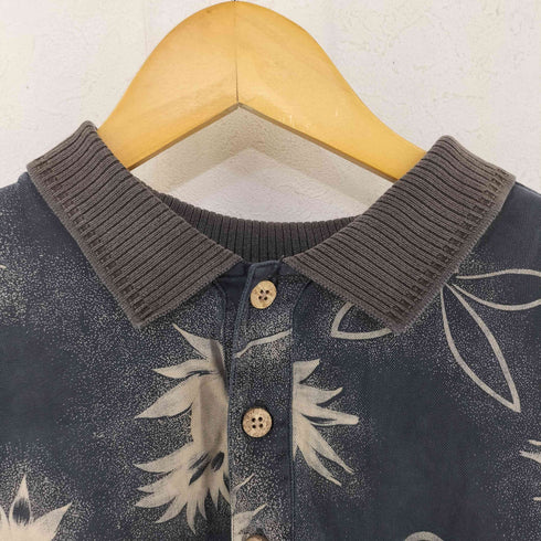 トミーバハマ Tommy Bahama 総柄SSシルクポロシャツ メンズ import:XL
