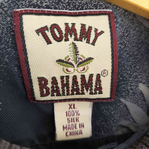 トミーバハマ Tommy Bahama 総柄SSシルクポロシャツ メンズ import:XL