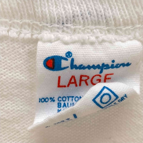 チャンピオン Champion 80s USA製 トリコタグ CREM ATHLETICS クルーネックTシャツ メンズ JPN:L