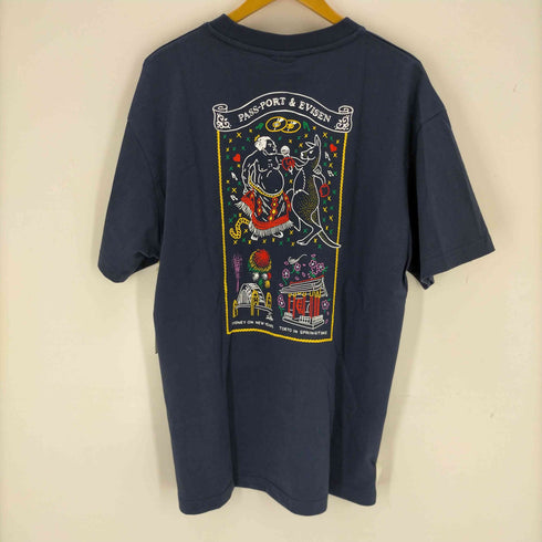エビセンスケートボーズ Evisen skateboards PASS~PORT KARAOKE TEE メンズ JPN:XL