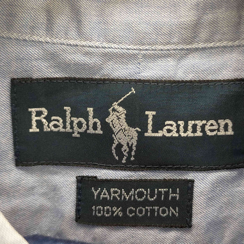 ラルフローレン RALPH LAUREN 90s YARMOUTH ボタンダウン L/Sシャツ メンズ 32/33