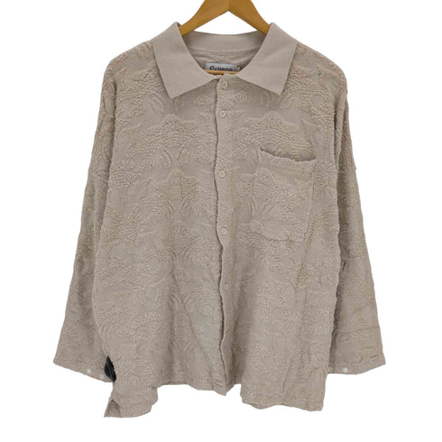エビセンスケートボーズ Evisen skateboards BLOSSOM EMBOSS JACQUARD SHIRT メンズ import:M