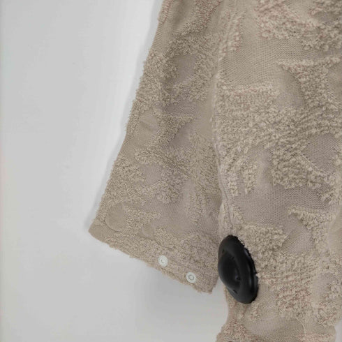 エビセンスケートボーズ Evisen skateboards BLOSSOM EMBOSS JACQUARD SHIRT メンズ import:M