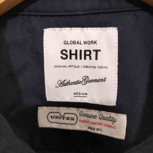グローバルワーク GLOBAL WORK AUTHENTIC GARMENT L/S シャツ メンズ M