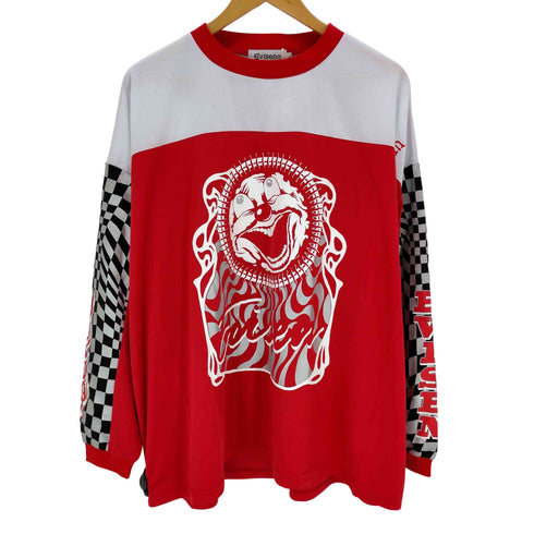 エビセンスケートボーズ Evisen skateboards Summer Of Love Moto Jersey メンズ import:L