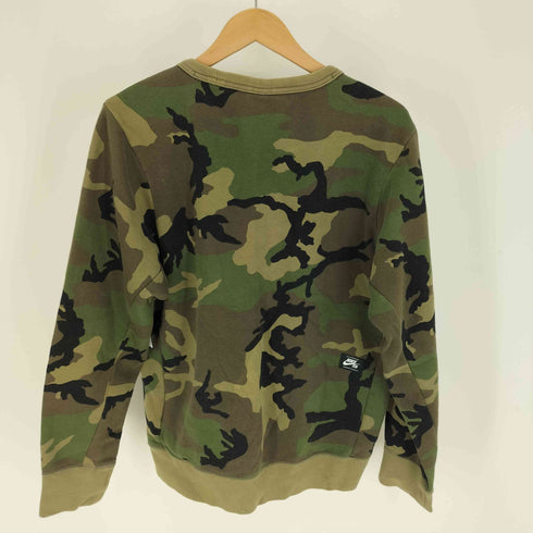 ナイキスケートボーディング NIKE SB 19SS ERDL ICON CREW カモ 迷彩柄 アイコン クルーネック スウェット メンズ import:M