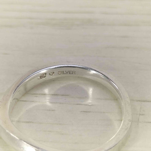ヨンドシー 4℃ ロゴ SILVER 刻印 シルバー リング レディース 10号