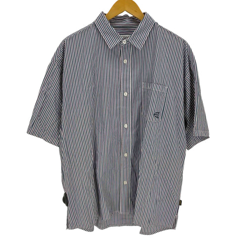 エビセンスケートボーズ Evisen skateboards WILLIAM STRIPED SHIRT メンズ import:L