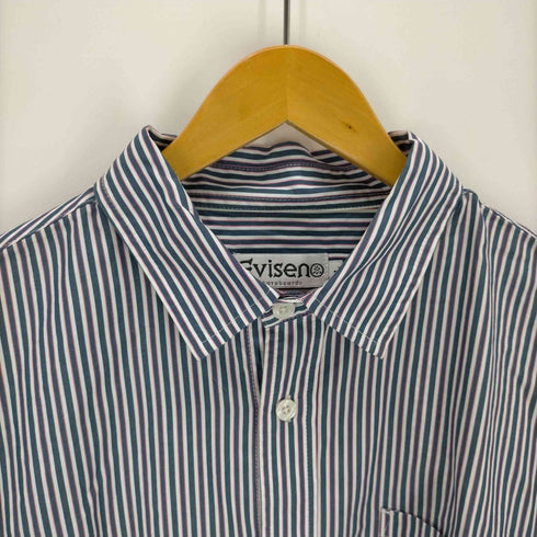 エビセンスケートボーズ Evisen skateboards WILLIAM STRIPED SHIRT メンズ import:L
