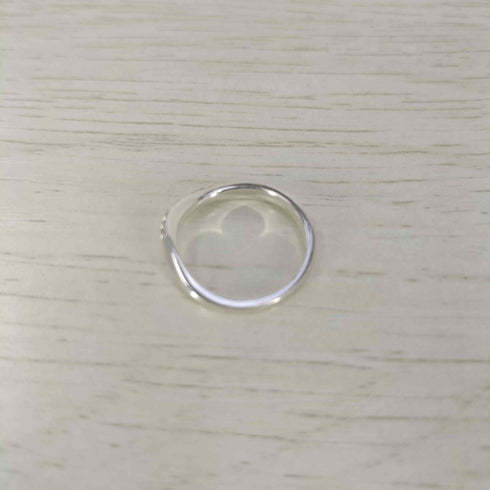 ヨンドシー 4℃ ロゴ SILVER 刻印 シルバー リング レディース 8