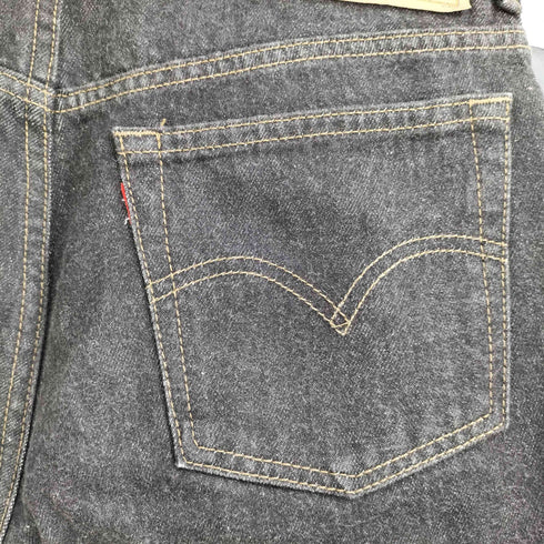 リーバイス Levis 96年10月製 ボタン裏359 フィリピン製 先染め 616 ブラックデニム メンズ W34 L32
