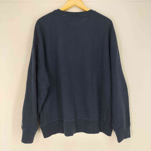トミージーンズ tommy jeans フロントプリントVガゼットスウェット メンズ JPN:XL