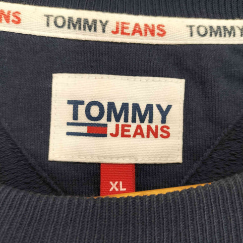 トミージーンズ tommy jeans フロントプリントVガゼットスウェット メンズ JPN:XL