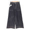 カリテ qualite × e denim センタ―プレス ワイドデニムパンツ レディース 38