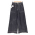 カリテ qualite × e denim センタ―プレス ワイドデニムパンツ レディース 38