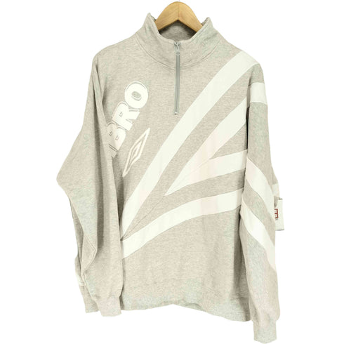 アンブロ UMBRO 23AW クラシックビックロゴ ハーフジップスウェット メンズ JPN:L