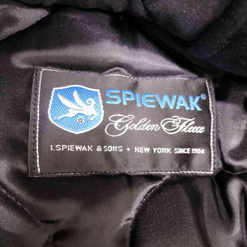 スピワック SPIEWAK USA製 GOLDEN FLEECE TYPE N-3B ファー ミリタリー フライト ジャケット IDEALジップ ナイロン レーヨン タイタンクロス メンズ US:40