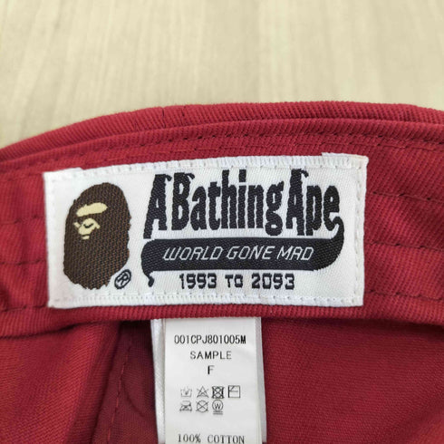 アベイシングエイプ A BATHING APE A BATHING APE 6PANEL CAP M メンズ ONE SIZE