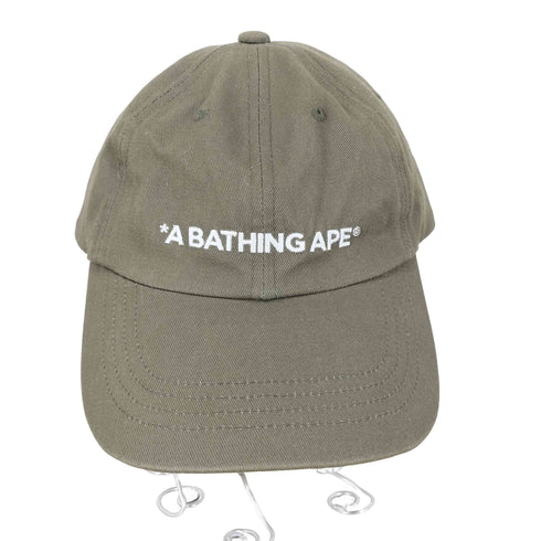 アベイシングエイプ A BATHING APE A BATHING APE 6PANEL CAP M メンズ ONE SIZE