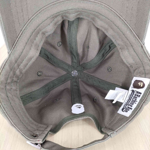 アベイシングエイプ A BATHING APE A BATHING APE 6PANEL CAP M メンズ ONE SIZE