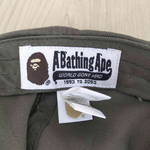 アベイシングエイプ A BATHING APE A BATHING APE 6PANEL CAP M メンズ ONE SIZE