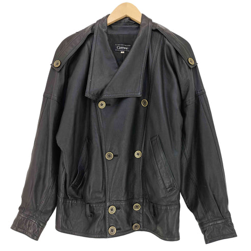 Cizenne ダブルブレスト レザージャケット メンズ 9