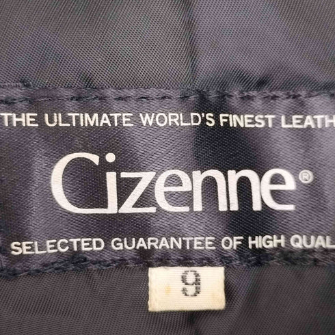 Cizenne ダブルブレスト レザージャケット メンズ 9