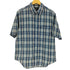 ポロジーンズカンパニーラルフローレン POLO JEANS COMPANY RALPH LAUREN RL 星条旗 ロゴ ピスタグ マドラスチェック S/S シャツ メンズ import:M