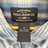 ポロジーンズカンパニーラルフローレン POLO JEANS COMPANY RALPH LAUREN RL 星条旗 ロゴ ピスタグ マドラスチェック S/S シャツ メンズ import:M