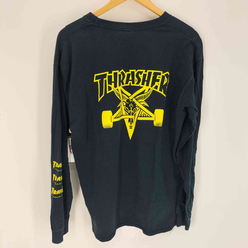 スラッシャー THRASHER 666 オーメン バックプリント L/S Tシャツ メンズ import:L