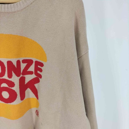 ブロンズ BRONZE 56K BURGER SWEATER - TAUPE バーガー セーター メンズ import:XL