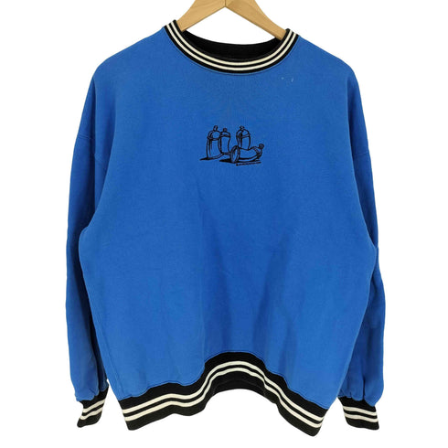 ブラックアイパッチ Black Eye Patch GRAFF CREW グラフクルー リブ切替 グラフィック プリント プルオーバー スウェット トレーナー メンズ JPN:L