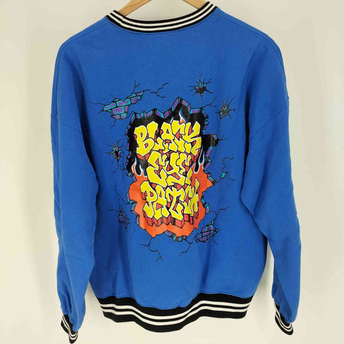 ブラックアイパッチ Black Eye Patch GRAFF CREW グラフクルー リブ切替 グラフィック プリント プルオーバー スウェット トレーナー メンズ JPN:L