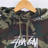 ステューシー Stussy ストック 刺繍 ロゴ カモ 迷彩柄 プルオーバー パーカー メンズ import:M