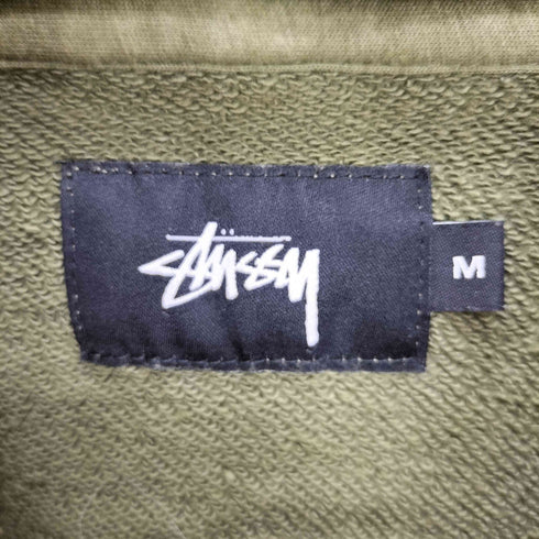 ステューシー Stussy ストック 刺繍 ロゴ カモ 迷彩柄 プルオーバー パーカー メンズ import:M