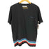 サスクワァッチファブリックス SASQUATCHfabrix. 11SS EOTOTO グラデーション コットン アクリル デザイン ニット S/S Tシャツ メンズ JPN:L