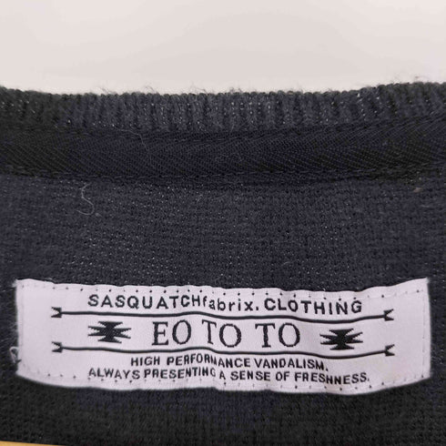 サスクワァッチファブリックス SASQUATCHfabrix. 11SS EOTOTO グラデーション コットン アクリル デザイン ニット S/S Tシャツ メンズ JPN:L