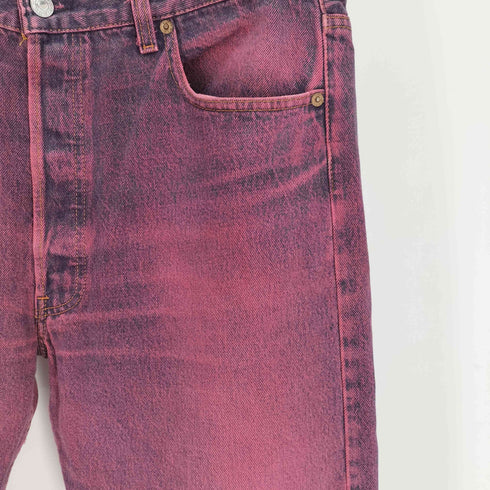 リーバイス Levis 90S 501 ボタン裏 501 刻印 後染め ボタンフライ 5ポケット デニム パンツ 1994年製 スモールe 伸縮率10% メンズ W:38 L:32