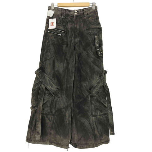 ARGUECULTURE ウォッシュド カーゴ ワイドデニム メンズ JPN:XL