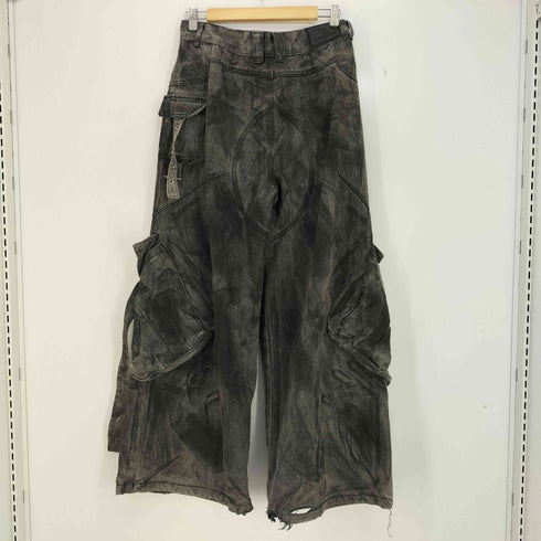 ARGUECULTURE ウォッシュド カーゴ ワイドデニム メンズ JPN:XL