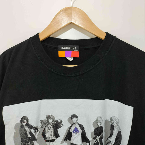 RADIO EVA 15th フロントプリント長袖Tシャツ メンズ JPN:L