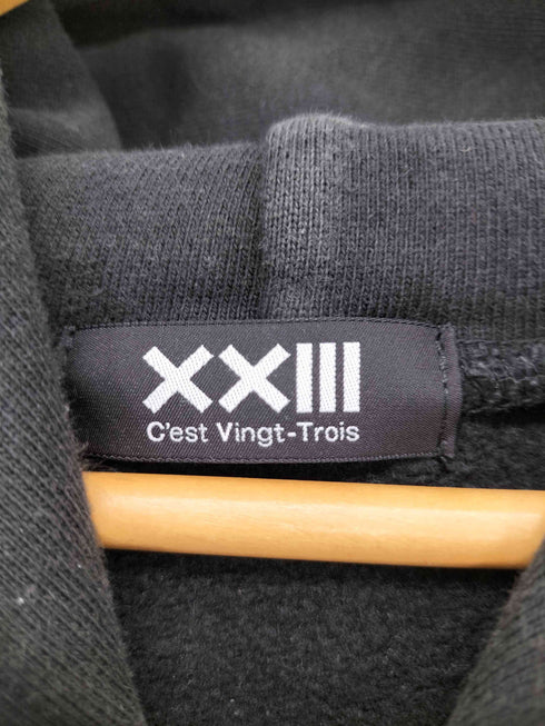 XXIII C'est Vingt-Trois フロントプリントプルオーバーパーカー メンズ L