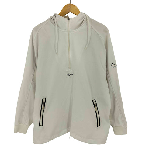 ナイキ NIKE 90-00s 白タグ スウッシュロゴ ハーフジップ パーカー メンズ import:XL