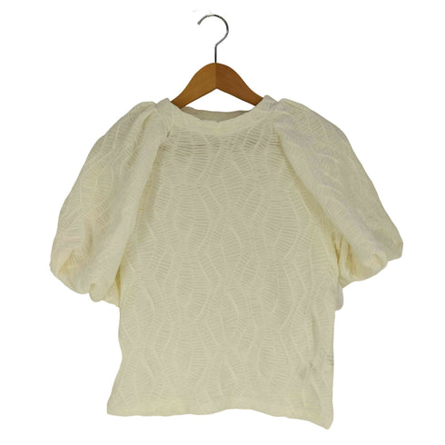 スライ SLY CUT LACE PUFF SLEEVE トップス レディース FREE