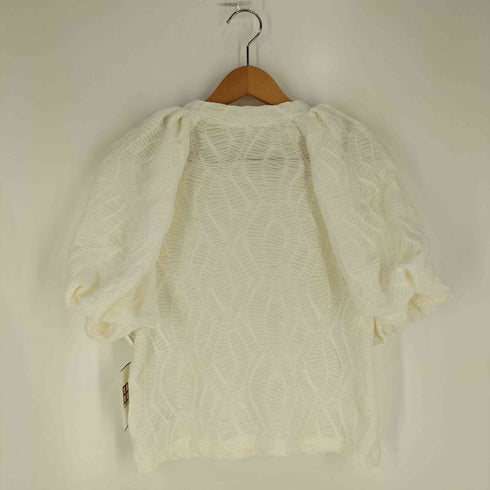 スライ SLY CUT LACE PUFF SLEEVE トップス レディース FREE