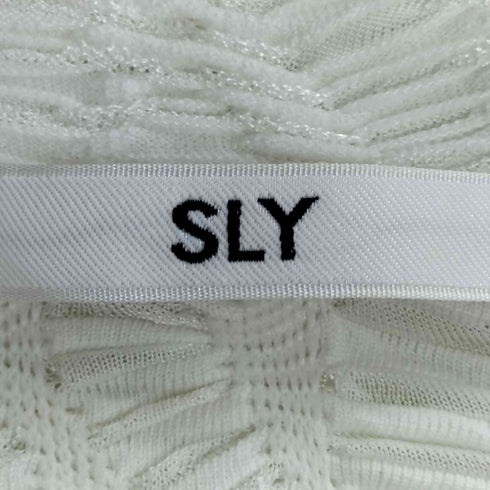スライ SLY CUT LACE PUFF SLEEVE トップス レディース FREE